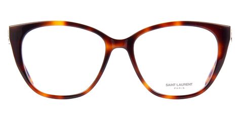 Saint Laurent™ SL M72 004 54 Havana/Gold Eyeglasses 